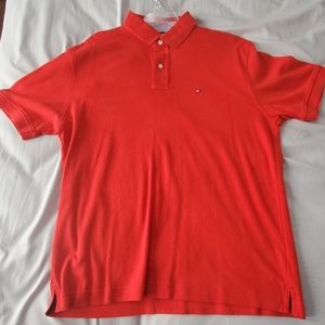 Tommy Hilfiger Red Polo Shirt